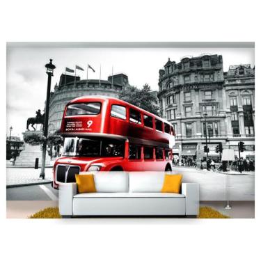 Imagem de Papel De Parede Cidade Londres Ônibus Ncd145 - Você Decora