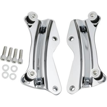 Imagem de Traseira de bagagem traseira motocicleta de martima de martelo de barra de barragem de bagagem de bagagem para Ha & rley rodovia king road glide street Glide 2014-2023, E Style