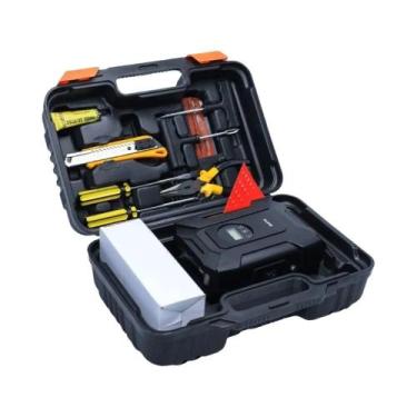 Imagem de Compressor De Ar Portátil 12V Suitu Bomba Infladora Digital Para Motos