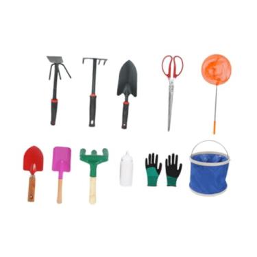 Imagem de simhoa Brinquedos de praia para crianças, caixa de areia para escavação ao ar livre, brinquedo para de conchas, jogo resistente, ancinho, balde de