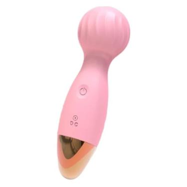 Imagem de Brinquedo Erótico Varinha Mágica 12 Vibrações Vibrador Flexível Discreto Portátil [ROSA]