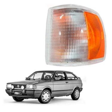 Imagem de Lanterna Dianteira Gol Quadrado 91/94 Cristal Modelo Cibié - JCV, Esqu