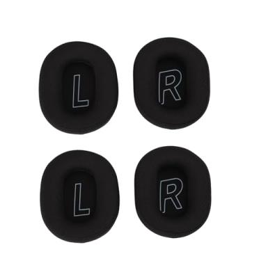 Imagem de Zopsc 2 Pares de Orelhas para Hecate G2, Espuma de Alta Densidade Espuma de Espuma de Malha Respirável Macia Almofadas de Almofada de Almofada, Atualizando Os Fones de Ouvido (Preto)