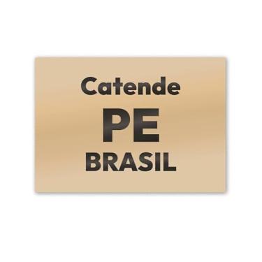 Imagem de Imã de Geladeira Catende Pernambuco MDF 8x5 para Lembrar