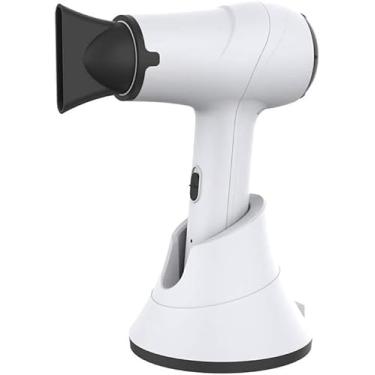 Imagem de Secador De Cabelo De Viagem, Secador De Cabelo Sem Fio De Dupla Voltagem 110v-240v Com Bateria De Lítio Recarregável De 5000mah, Secador De Cabelo Com Motor Dc Para Pintura Artísti, White