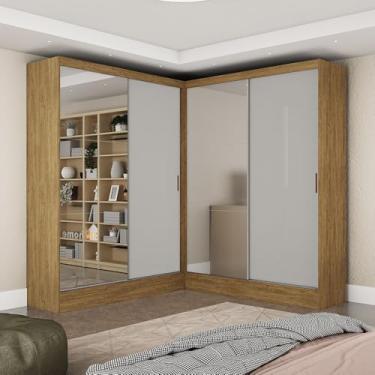 Imagem de Carioca Móveis - Closet Casal Duplo Belém 4 Portas Plus 4 Gavetas Carioca Móveis