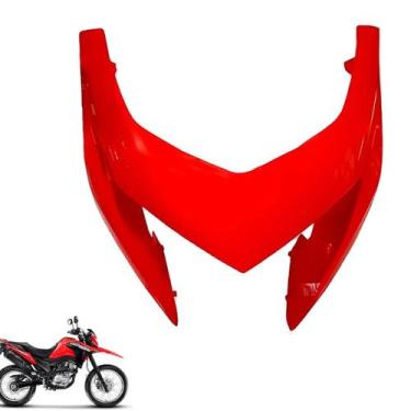 Imagem de Carenagem Do Farol Bros 150 2016+ Vermelho Fighting Pro Tork - Protork