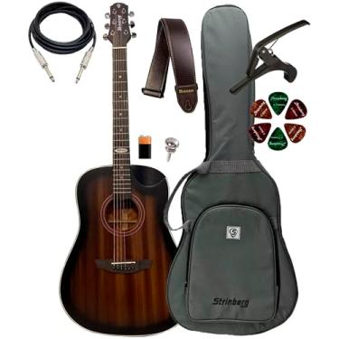 Imagem de Violão Strinberg Sd201hc Tbs Folk Fosco Sd 201 Hc Acessorios