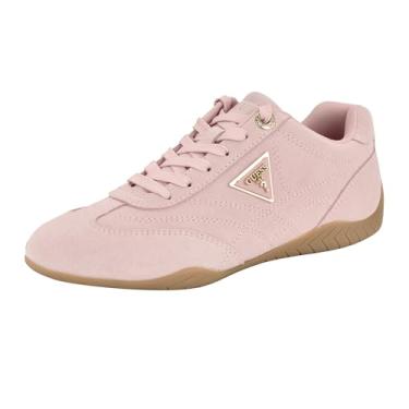 Imagem de GUESS Tênis feminino Gabiey, Camurça rosa claro 680, 34