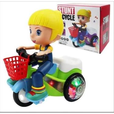 Imagem de Brinquedo Triciclo Bate E Volta Empina Gira 360 Com Sons Luz - Soberan