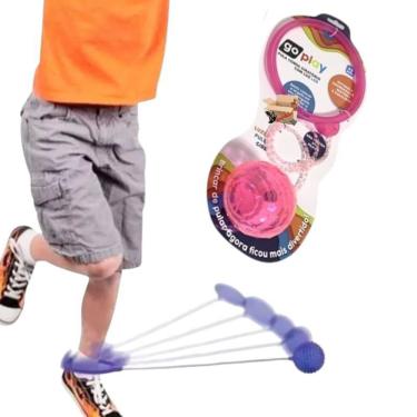 Imagem de Brinquedo Retrô Pula Corda Giratório Com Luz Led Spin Ball