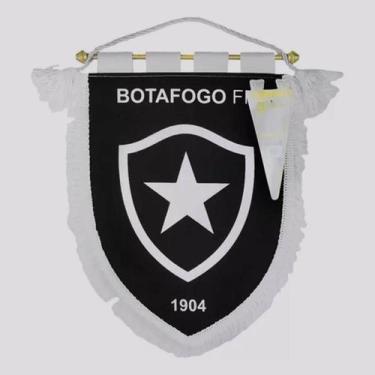 Imagem de Flâmula Botafogo Oficial Preta e Branca - Jc Bandeiras, Único