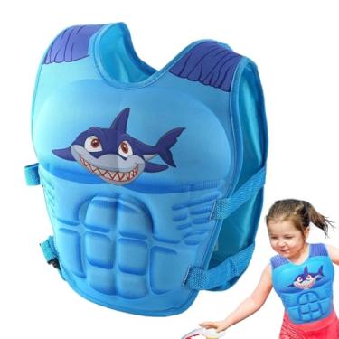 Imagem de Colete de Natação - Roupa de Banho Flutuante para Crianças,Acessório de Flutuação Ajustável com Respirabilidade para Meninas Adolescentes Meninos e Família