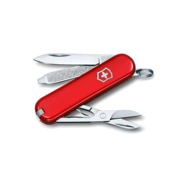 Imagem de Canivete Inox Multifunção Classic SD Vermelho 7 Funções - Victorinox
