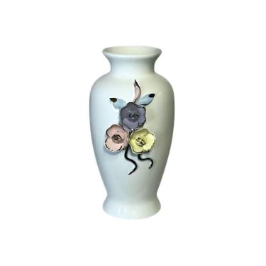 Imagem de Vaso Em Porcelana Classic Branco 10x20,5cm Strasbourg Elements