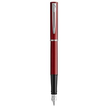 Imagem de Caneta tinteiro Waterman Graduate Allure, verniz vermelho, ponta fina, tinta azul, caixa de presente