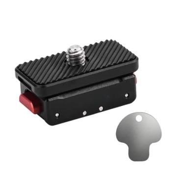 Imagem de YUULNMOP Placa de base magnética de liberação rápida + adaptador dobrável de 1/10.2 cm compatível com Insta360 X5/X4/X3/Ace Pro, base de montagem magnética para câmera de ação com acessórios de