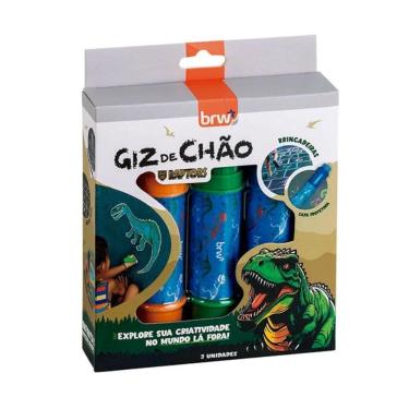 Imagem de Giz De Chão Raptors Com 3 Cores Brw
