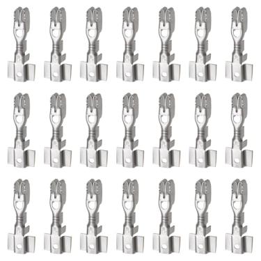 Imagem de YINETTECH 50 peças de terminal de fusíveis de seguro de carro BX2091C para caixa de fusíveis de carro para máquinas elétricas ferroviárias