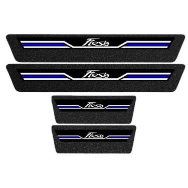 Imagem de Soleira Protetora Porta Sport Azul New Fiesta 14 15 16 a 19 - Jhow Ade