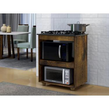 Imagem de Balcão Para Cooktop e Forno Turim Kaiki Móveis - Ypê