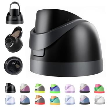 Imagem de TideBloom Tampa de substituição para Owala Freesip, tampa superior de garrafa de água de um botão compatível com Owala Cup 473 ml 680 g 947 g 1,134 g, acessório de substituição à prova de vazamento