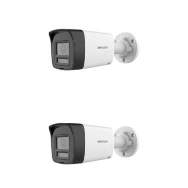 Imagem de 2x Camera de Segurança Bullet 20 Metros 2MP 2,8mm DS-2CE16D0T-LPTS Branco