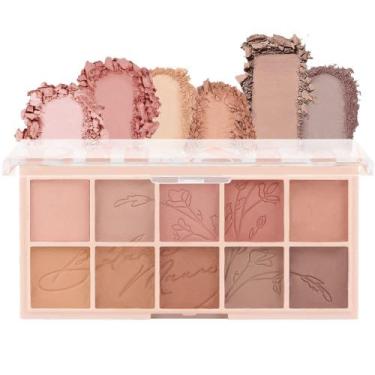 Imagem de Paleta de sombras AMY'S DIARY 10 cores matte nude