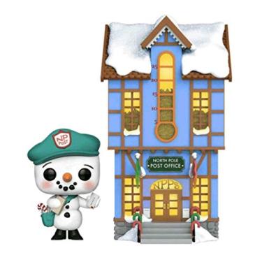 Imagem de Funko Pop! Peppermint Lane Frosty Franklin com Post Office - Vinil Branco - Figura de Vinil - Figura