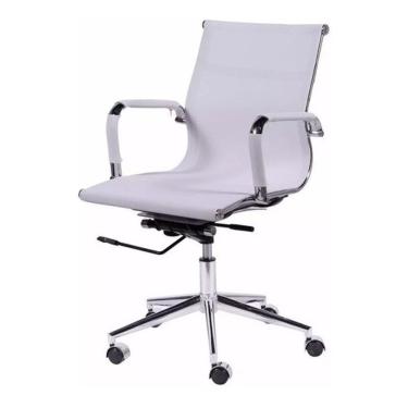 Imagem de Cadeira Office Escritório Esteirinha Or Design 3303 Baixa Cor Branco