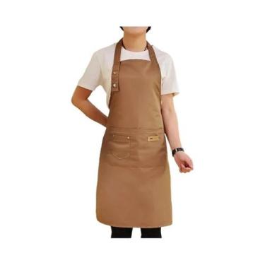 Imagem de Avental De Cozinha Unissex De Lona Para Chefs, Churrascos, Restaurante
