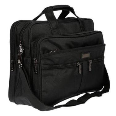 Imagem de Bolsa Pasta de Ombro Masculina Resistente à Água com Bolsos-Masculino