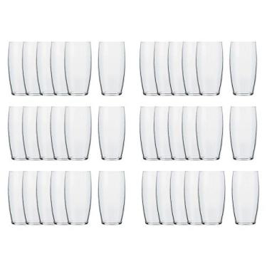 Imagem de Kit 36 Copos Nadir Oca Long Drink de Vidro Liso 300ml, UNICA