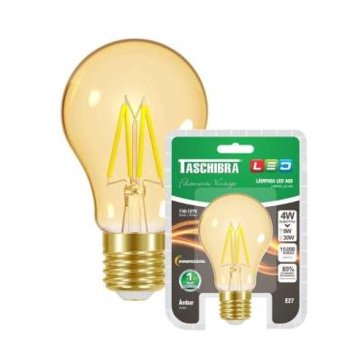 Imagem de Lâmpada Led Filamento A60 E27 Dimerizavel Taschibra 110v