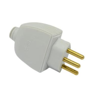 Imagem de Plug Macho 2P+T 20A Cinza
