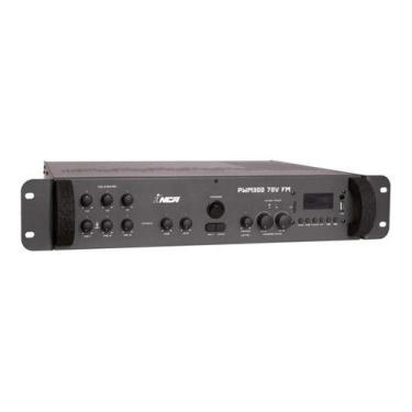 Imagem de Amplificador Som Ambiente Nca Pwm 300 70v Fm Sd Usb Gongo - LL AUDIO, 