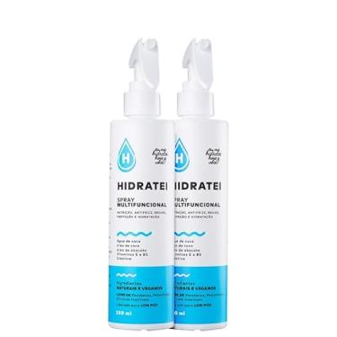 Imagem de Combo Kit 2 unidades Spray Multifuncional Hidratei – Leave-in 250 ml | Hidratação Profunda, Antifrizz, Brilho, Proteção Térmica – Vegano & Cruelty-Free (2 produtos)