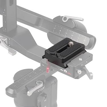 Imagem de FocusFoto Placa de base superior de liberação rápida QR para DJI Ronin RS3 Mini Estabilizador Gimbal, compatível com RS2 RSC2 RS3 Pro Arca-Swiss Standard Camera Tripé Ballhead