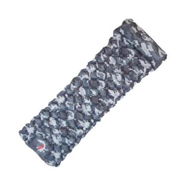 Imagem de Almofada Inflável Ultraleve para Camping com Bomba Integrada e Encosto