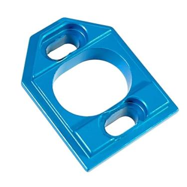 Imagem de Almencla Placa de montagem de motor de carro RC, liga de alumínio, suporte de base de motor de modificação resistente, peça de atualização para 14210 1/14 1/16, Azul