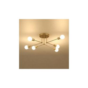 Imagem de Luminária de teto Master Bedroom Retro 6 Head Lighting - Lightbek Offi