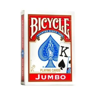 Imagem de Baralho Bicycle Jumbo Vermelho Index Pôquer