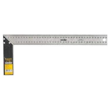 Imagem de Esquadro Carpinteiro 14" Pol Com Cabo de Alumínio Vonder