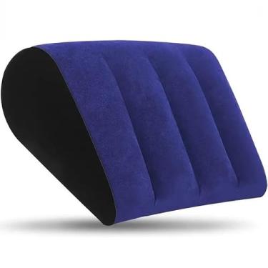 Imagem de Almofada Triangular pvc Reunindo Inflável Portátil Para Viagem Ao Ar Livre De Cintura