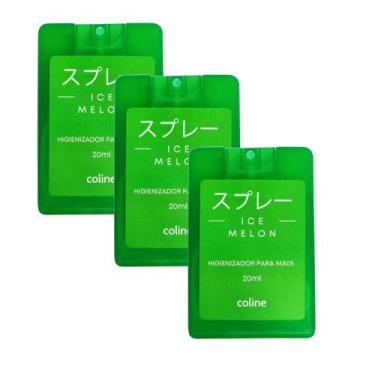 Imagem de Kit 3 Higienizadores Para Mãos De Bolso 20ml Com Fragrância - Coline, 