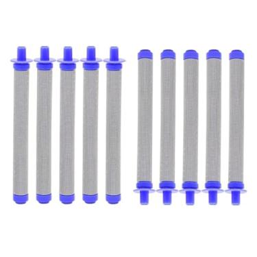 Imagem de 288749 Filtro de pistola de pulverização Airless, pacote com 10, 60 filtros de substituição de malha de alta eficiência compatíveis com Graco SG10, SG20, SG Pro, SG2, SG3, SG25, SG255 - Serve na