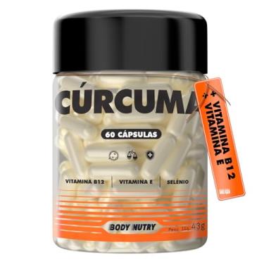 Imagem de Cúrcuma Longa Curcumina 130mg Extrato de Rizomas Rende 60 Doses Altamento Concentrado Vitamina B12 + Vitamin E e Selenio 60 Cápsulas Suplemento 100% Natural Importado - Body Nutry