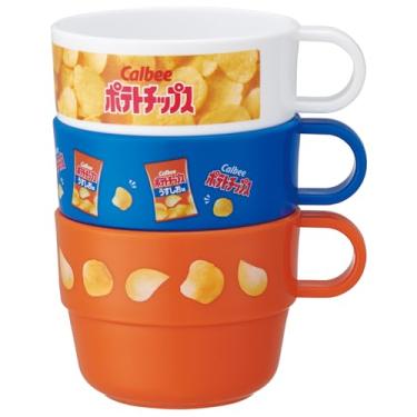 Imagem de Skater Copo infantil KS31-A, 201 ml (220 ml), conjunto de 3, feito no Japão, série de doces, batata frita, sabor leve