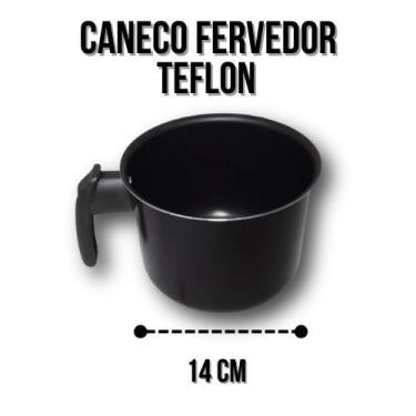 Imagem de Caneca Leiteira Ferverdor Antiaderente Teflon nº14 Grossa e Resistente