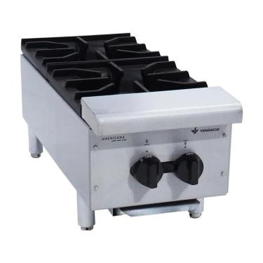 Imagem de Fogão Americano de Mesa Venâncio 2 Bocas GN Baixa Pressão Fa2m